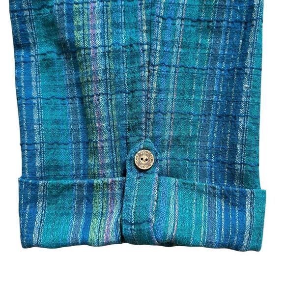 NWT Sundance Bakari Ocean Stripe Boho Drawstring Pull On Relaxed Pants Size L - Picture 5 of 7